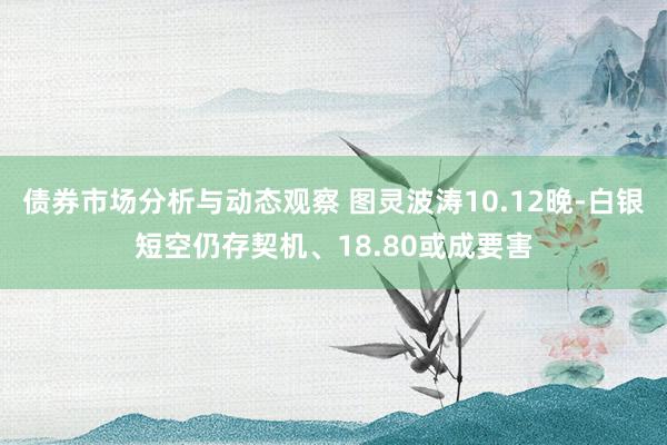 债券市场分析与动态观察 图灵波涛10.12晚-白银短空仍存契机、18.80或成要害