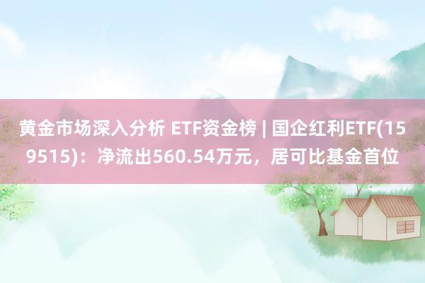 黄金市场深入分析 ETF资金榜 | 国企红利ETF(159515)：净流出560.54万元，居可比基金首位