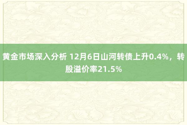 黄金市场深入分析 12月6日山河转债上升0.4%，转股溢价率21.5%