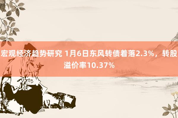 宏观经济趋势研究 1月6日东风转债着落2.3%，转股溢价率10.37%