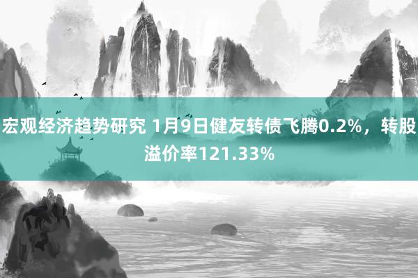 宏观经济趋势研究 1月9日健友转债飞腾0.2%，转股溢价率121.33%